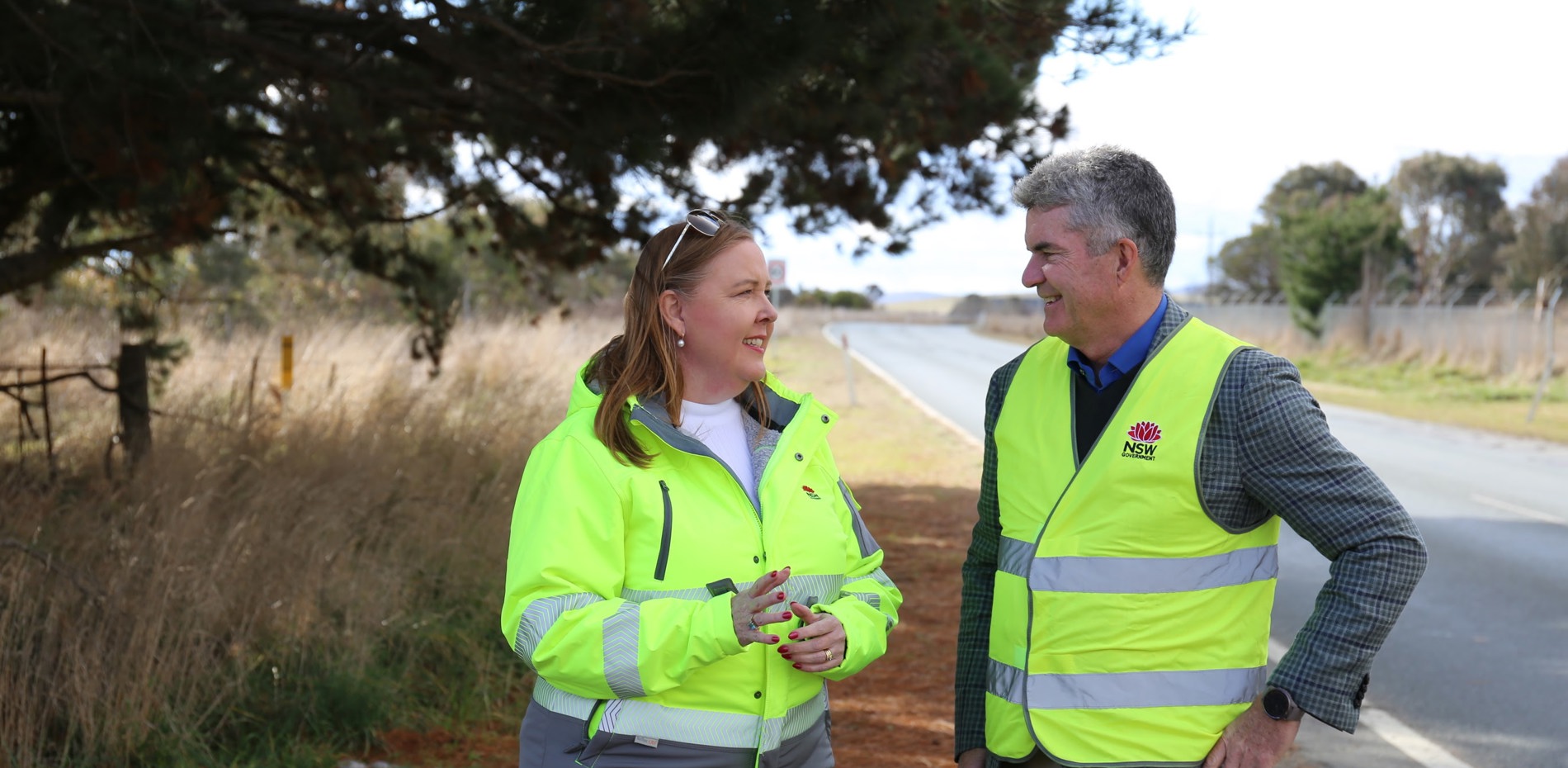 Regional Roads Minister inspects progress on Monaro roads Main Image